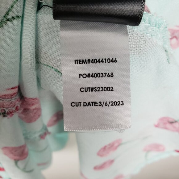 Torrid Retro Chic Midi Challis Pull On Skirt Aqua Cherry Print App. 2X SEE DESC - Picture 12 of 12